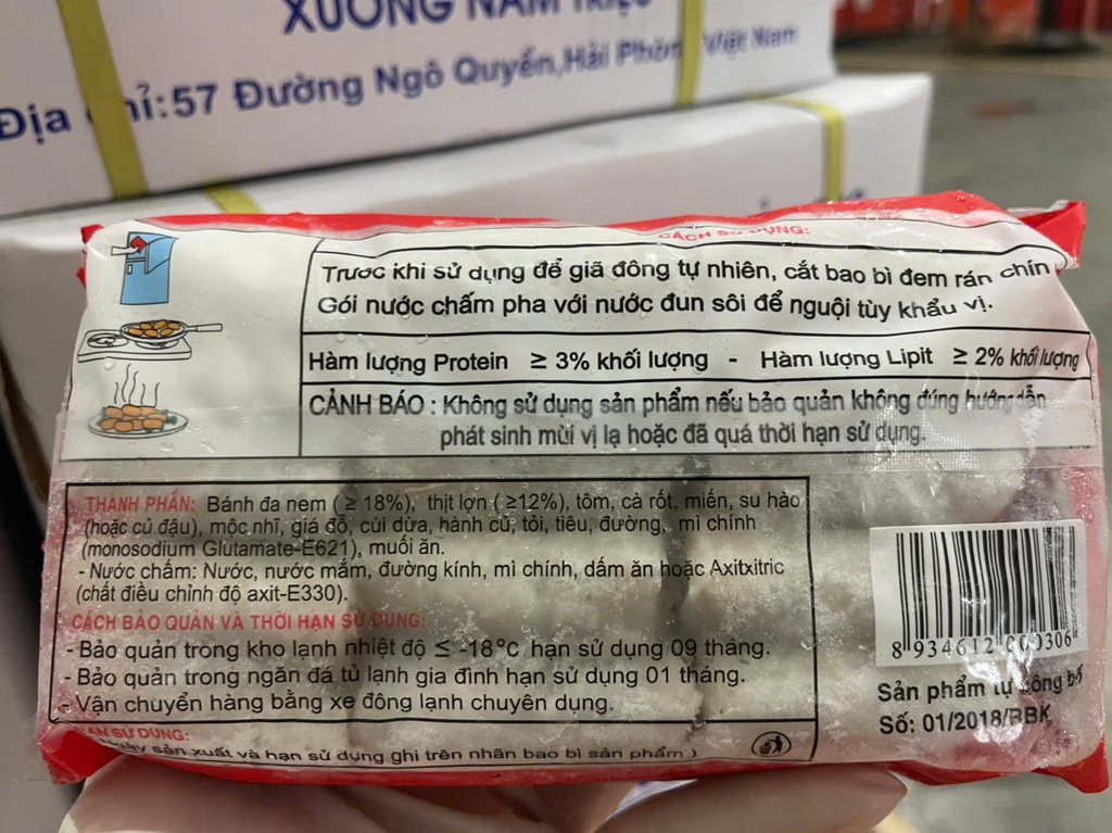 Chả giò loại đặc biệt Hải Long 500gr