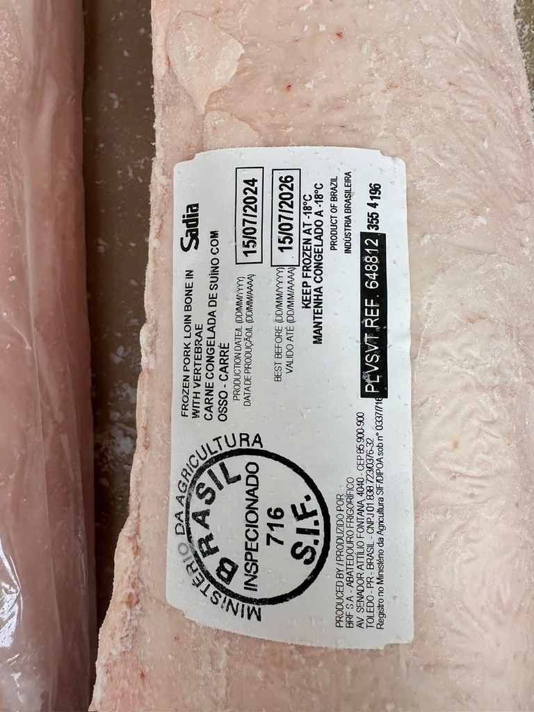 SƯỜN CỐT LẾT SADIA BRASIL 20kg