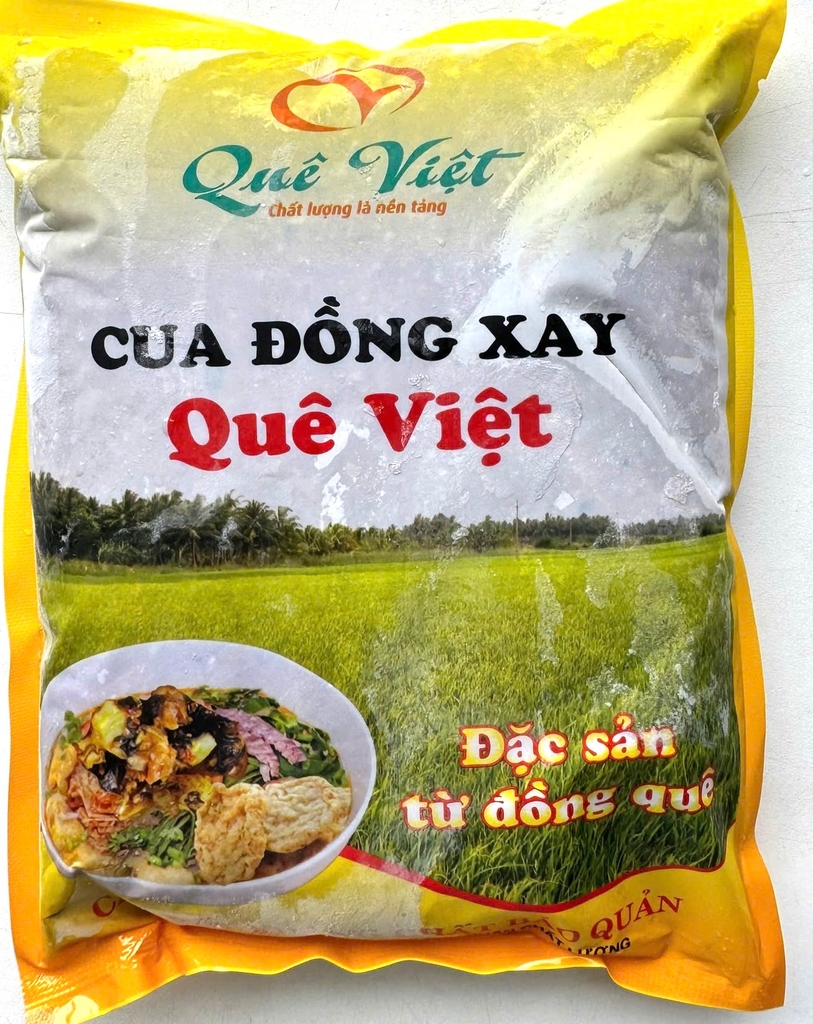 Cua đồng xay Quê Việt 1kg/ túi (kèm gạch)