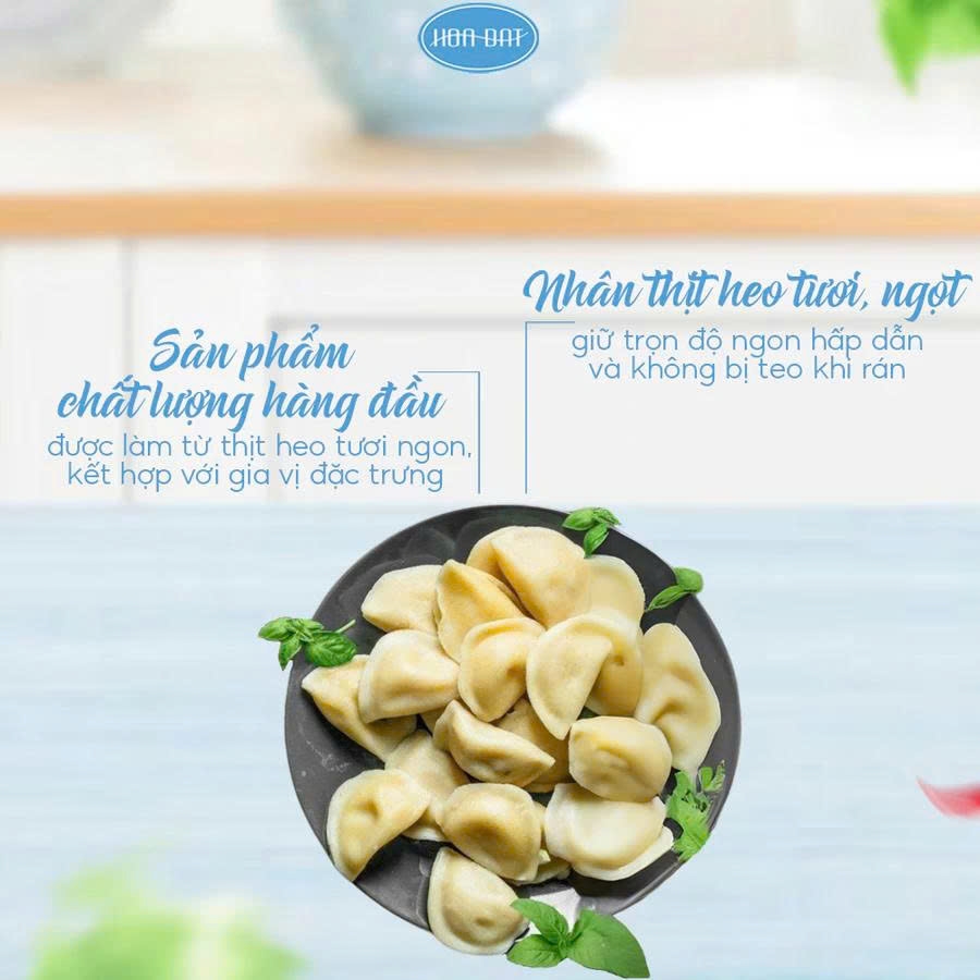 Sủi cảo Hà Thành nhân thịt gói 1kg