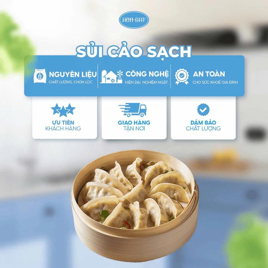 Sủi cảo Videli nhân thịt 1kg