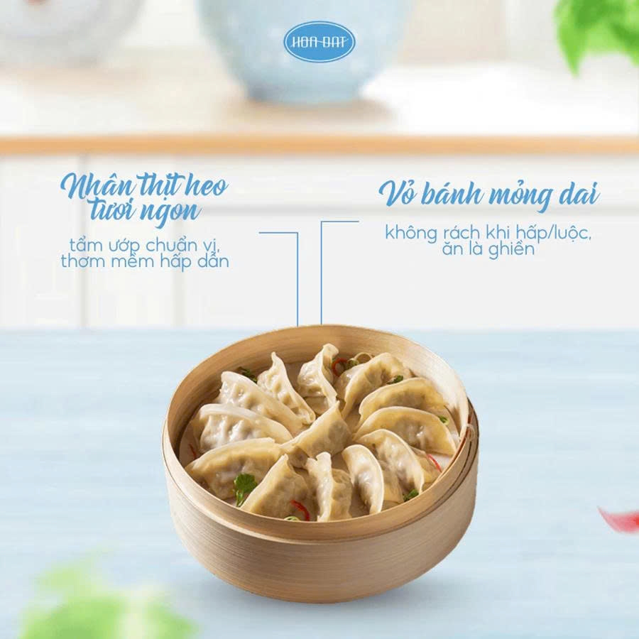 Sủi cảo Videli nhân thịt 1kg