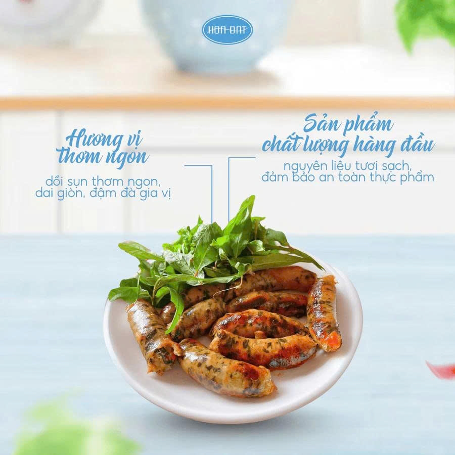 Dồi sụn Hà Thành gói 500g (10 cây) hiệu Phúc Mơ