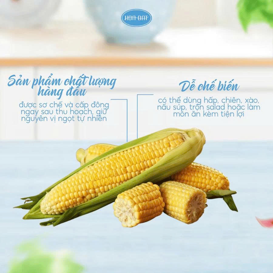 Ngô ngọt nguyên hạt Việt Nam gói 1kg