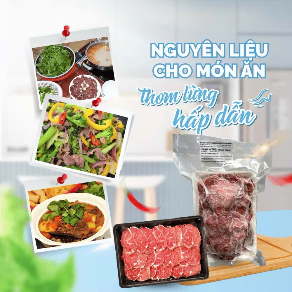Bắp hoa trâu thái lát đóng khay 500g