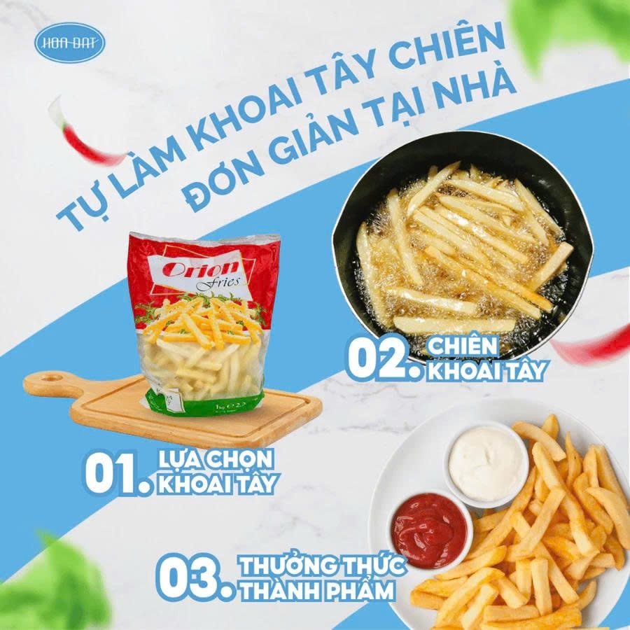 🍟 KHOAI TÂY CHIÊN ORION  túi 1kg