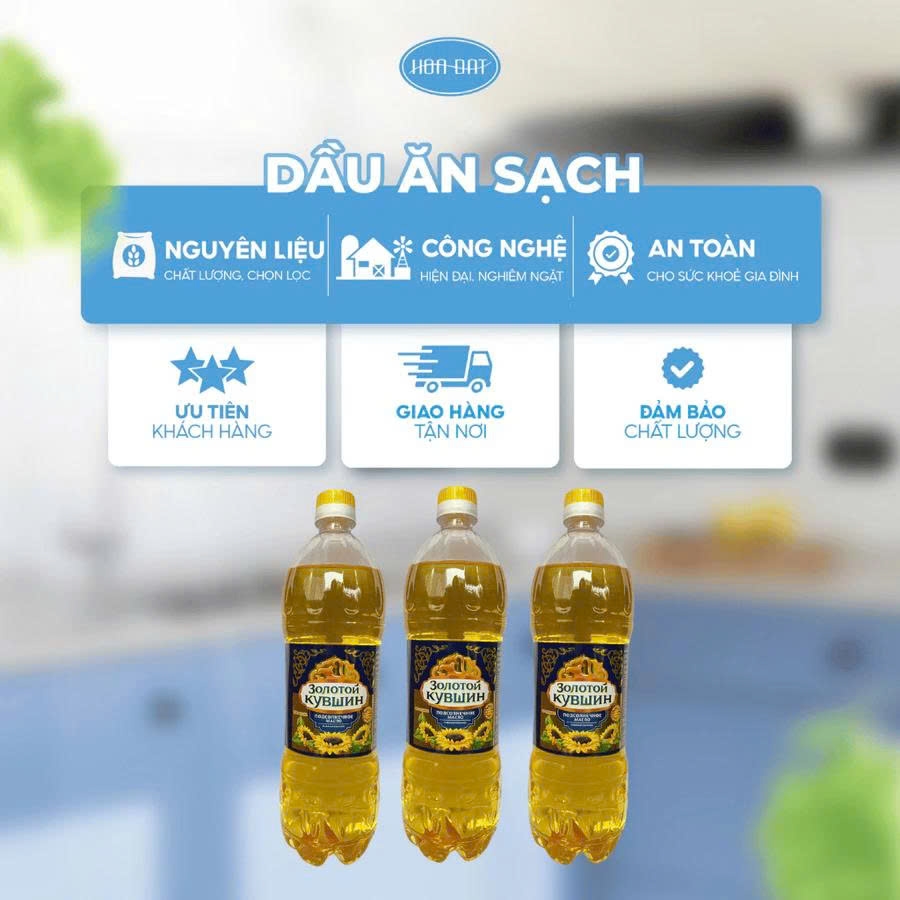 🛢️ Dầu Hướng Dương Nga Nguyên Chất Cao Cấp ELEYA