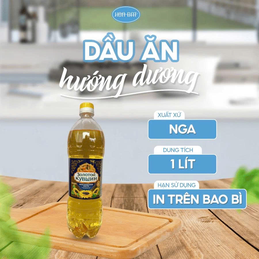🛢️ Dầu Hướng Dương Nga Nguyên Chất Cao Cấp ELEYA