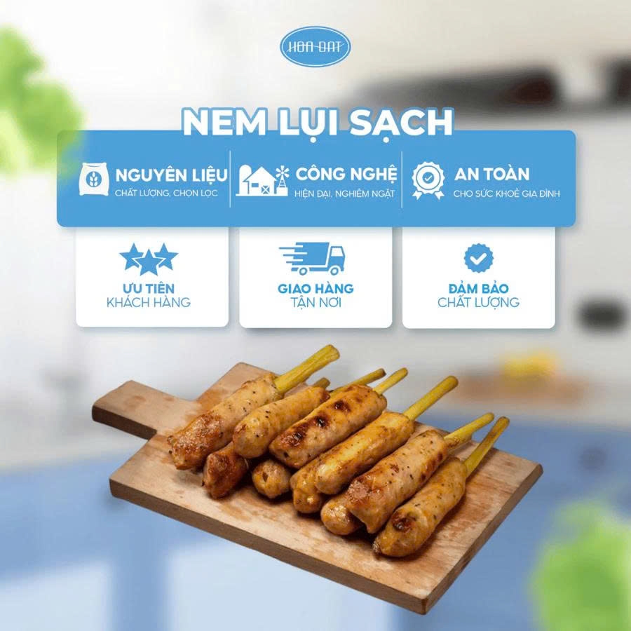 Nem lụi Huế gói 500g (12 que)