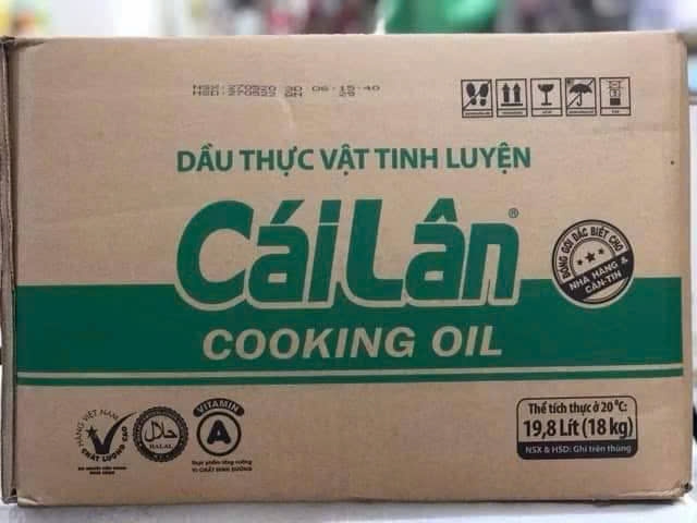 Dầu Thực Vật Tinh Luyện Cái Lân bịch 18kg