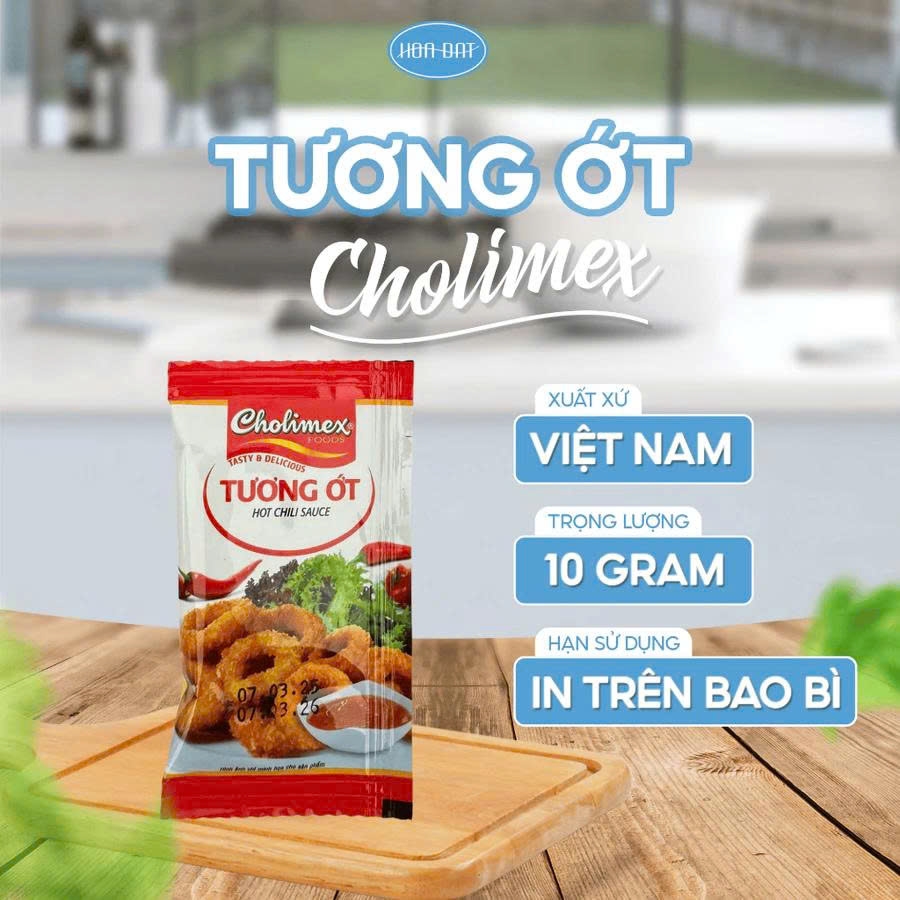 Tương ớt Cholimex gói 10gr x 800 gói