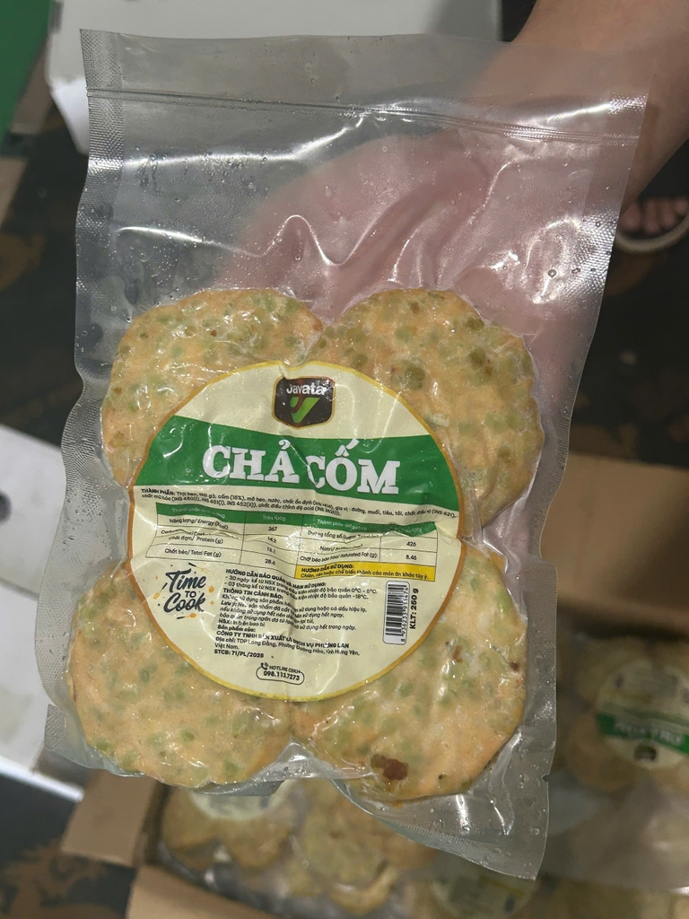 CHẢ CỐM JAVATA GÓI 250GR