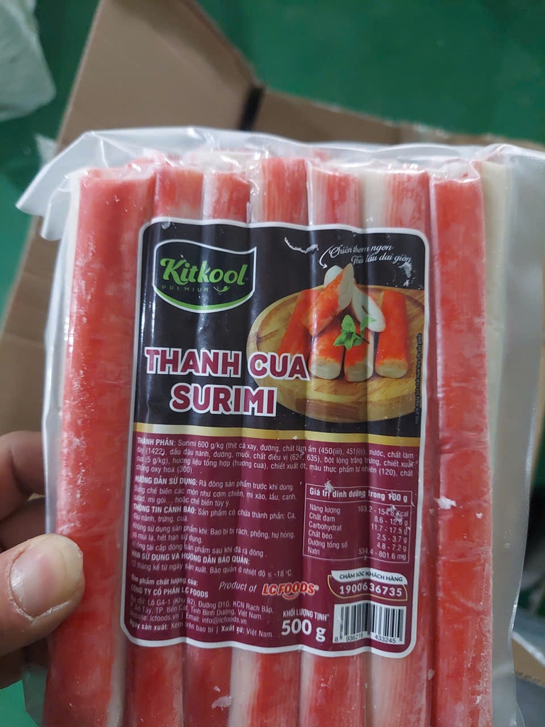 THANH CUA SURIMI KITKOOL GÓI 500G