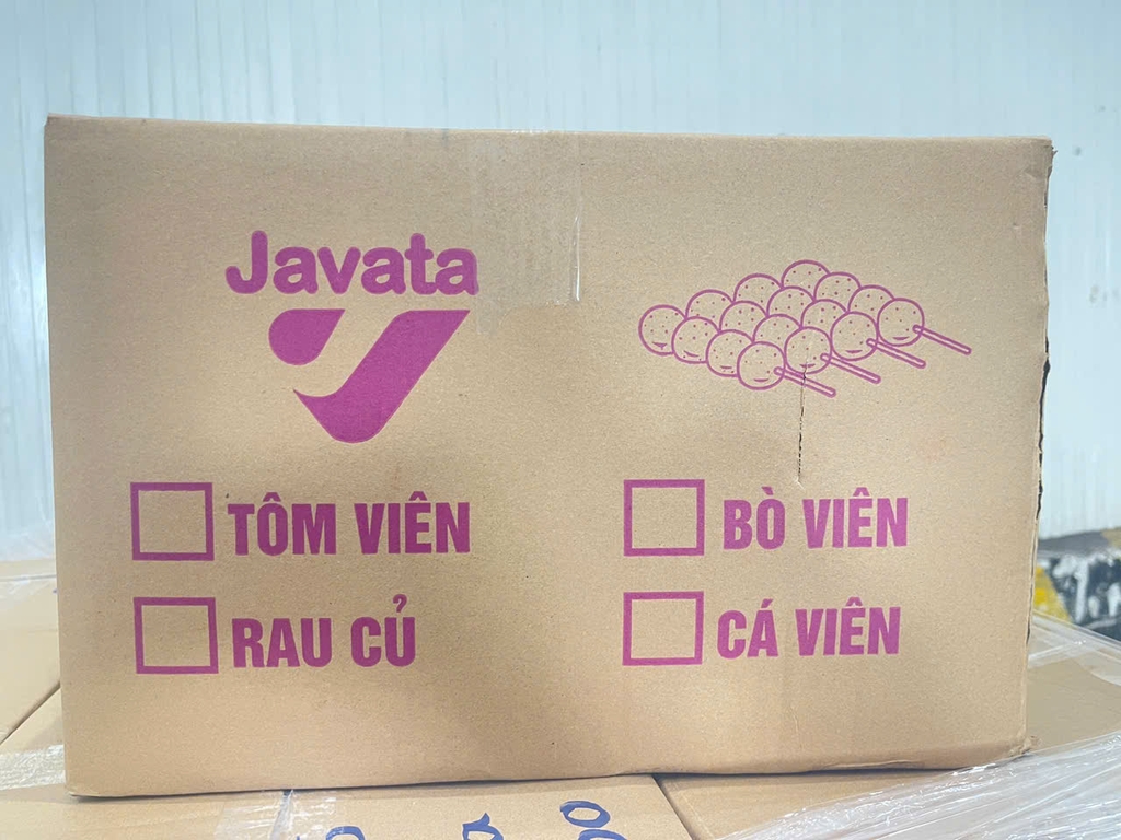 CHẢ LỤA (GIÒ lỤA) JAVATA GÓI 500GR - THÙNG 20KG