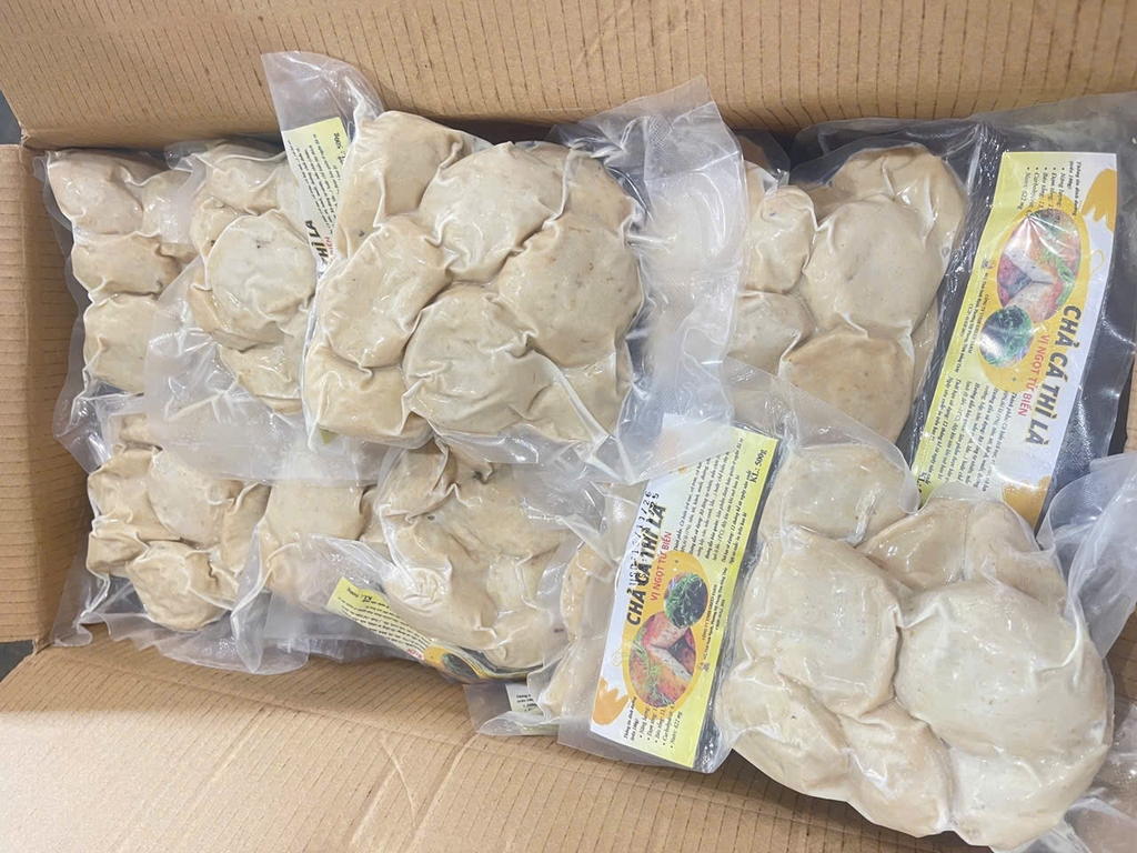 CHẢ CÁ BIỂN GREEN FARM TÚI 500GR -MẪU MỚI