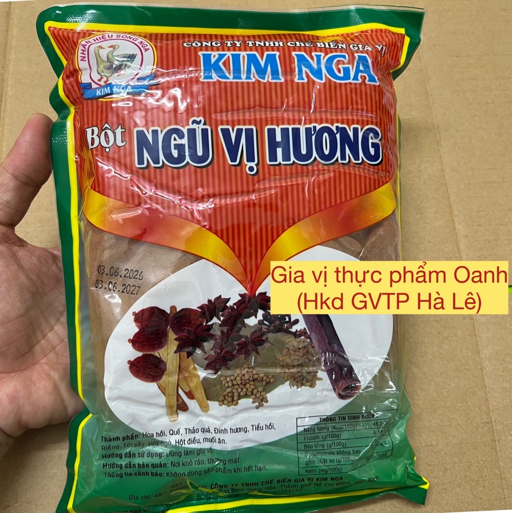 Bột ngũ vị hương Kim Nga (500gr)