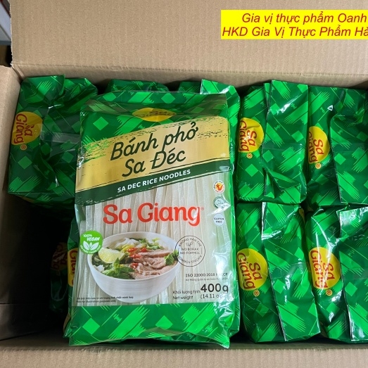 (Thùng 20) BÁNH PHỞ SA ĐÉC Sa Giang (400g)