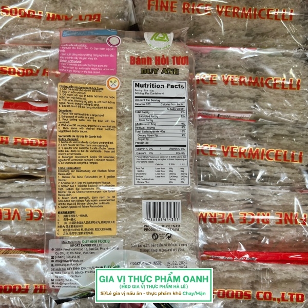 (Thùng 30) Bánh hỏi tươi (400g)-DUY ANH