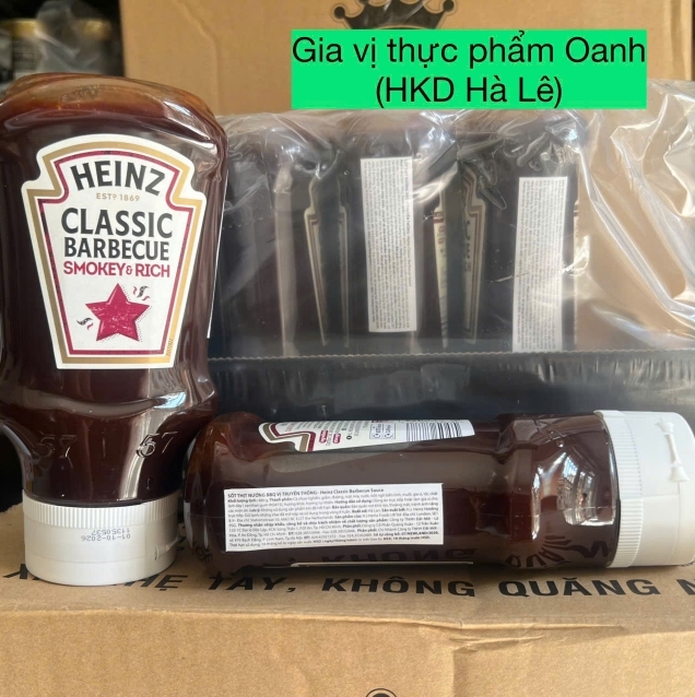 (Thùng 10) Sốt thịt nướng BBQ vị truyền thống Heinz (480gr)