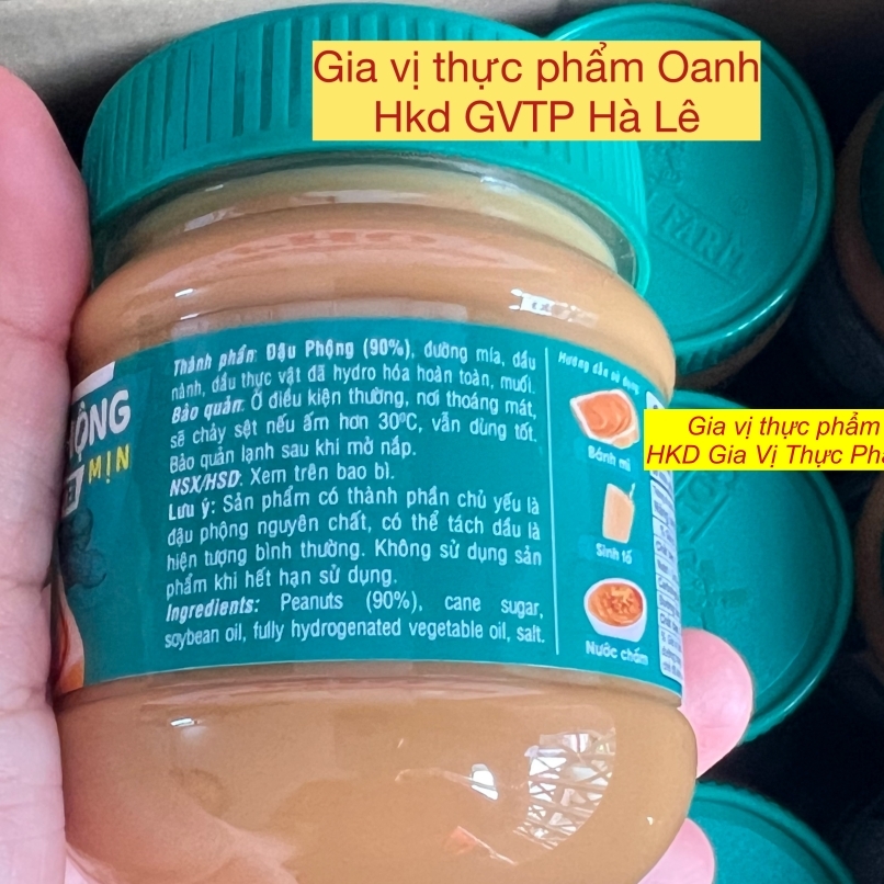 Bơ Đậu Phộng Mịn Golden Farm (170 g)