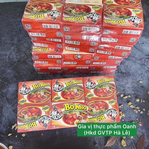(Lốc 12) Viên gia vị bò kho 75gr-Ông Chà Và