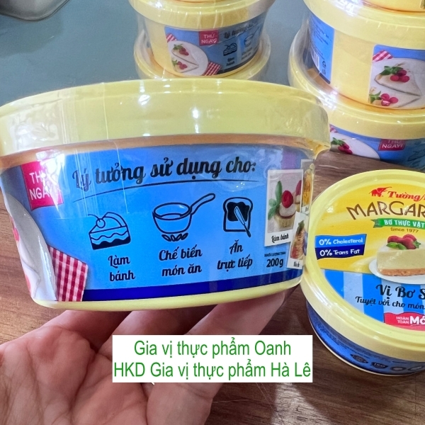 (Thùng 60) Bơ Magarine vị bơ sữa (200gr)