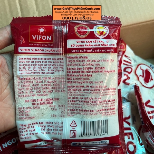 (Thùng 40) Bột canh Vifon 200gr