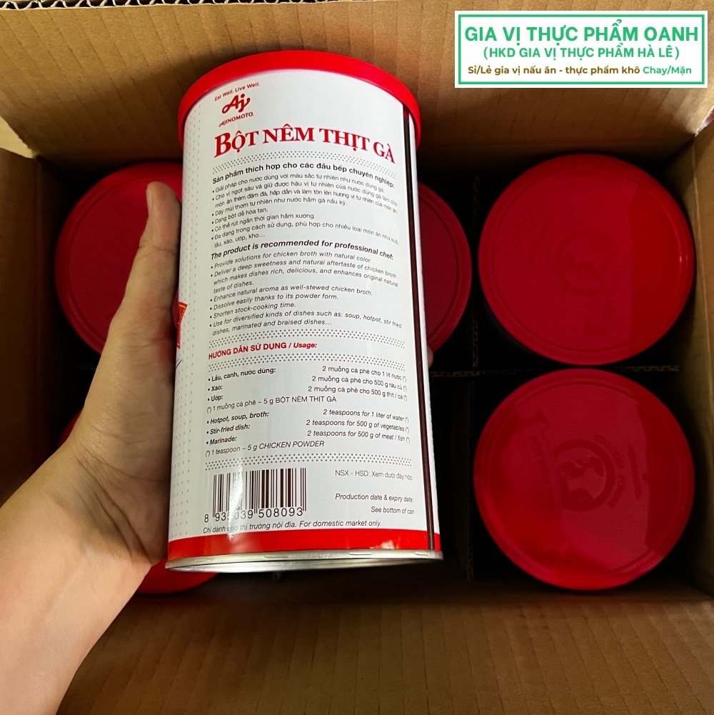 (Thùng 6) Bột thịt gà Aji ACP