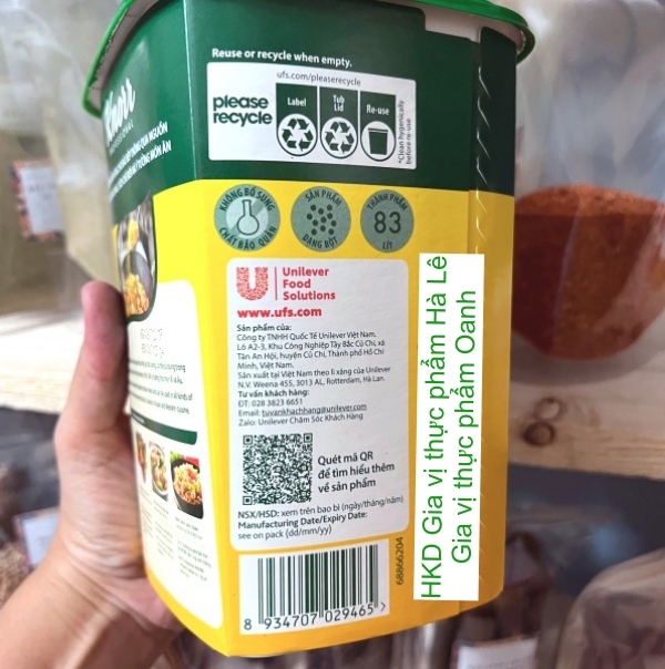 (Thùng 6) Bột thịt gà Knorr (1kg)