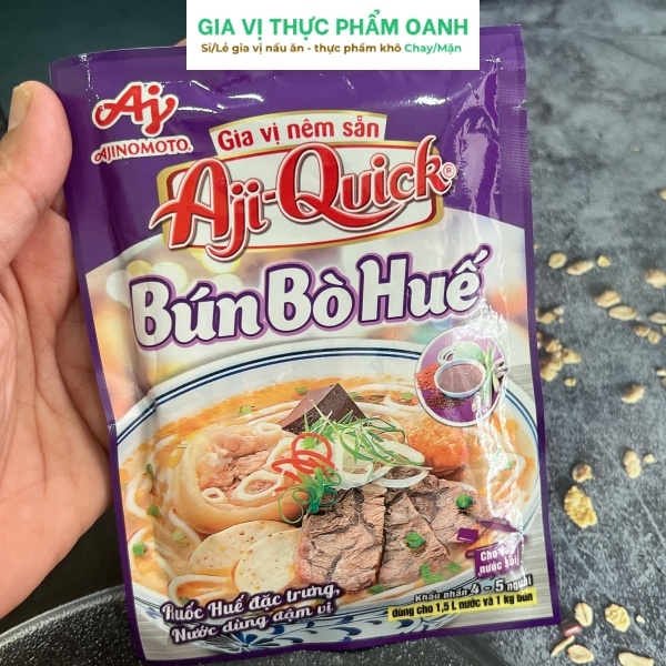 (Thùng 120) Gia vị bún bò Aji Quick 59gr