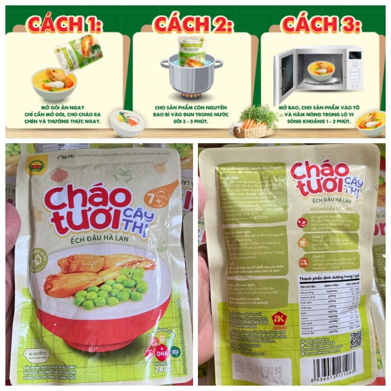 Cháo tươi Cây Thị Các loại