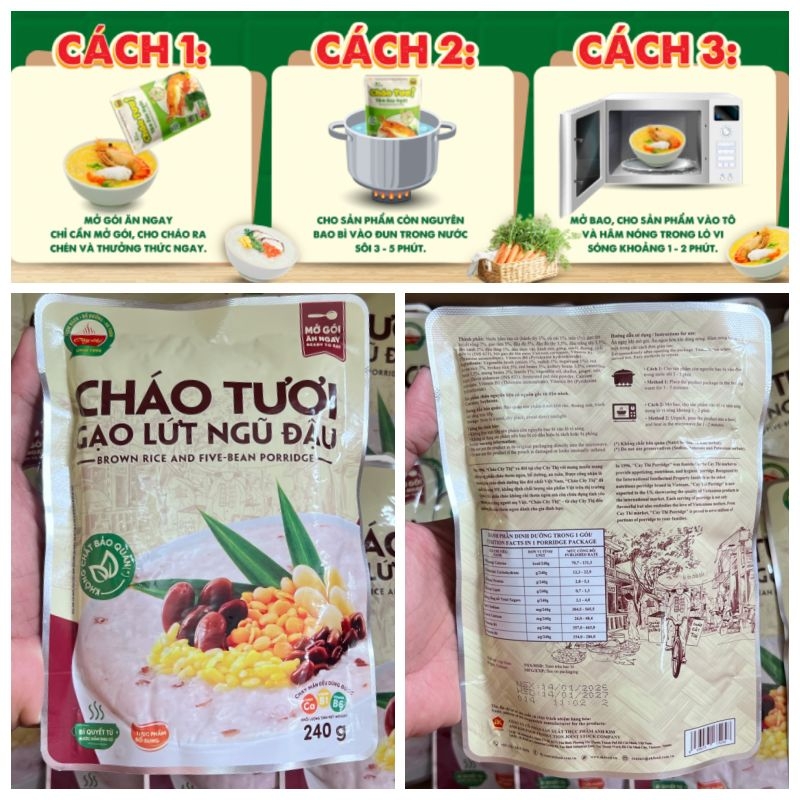 Cháo tươi Cây Thị Các loại