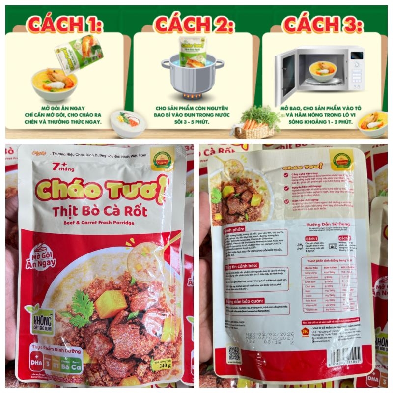 Cháo tươi Cây Thị Các loại