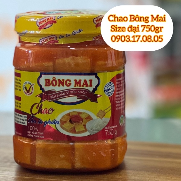(Thùng 12) Chao Bông Mai (750gr)