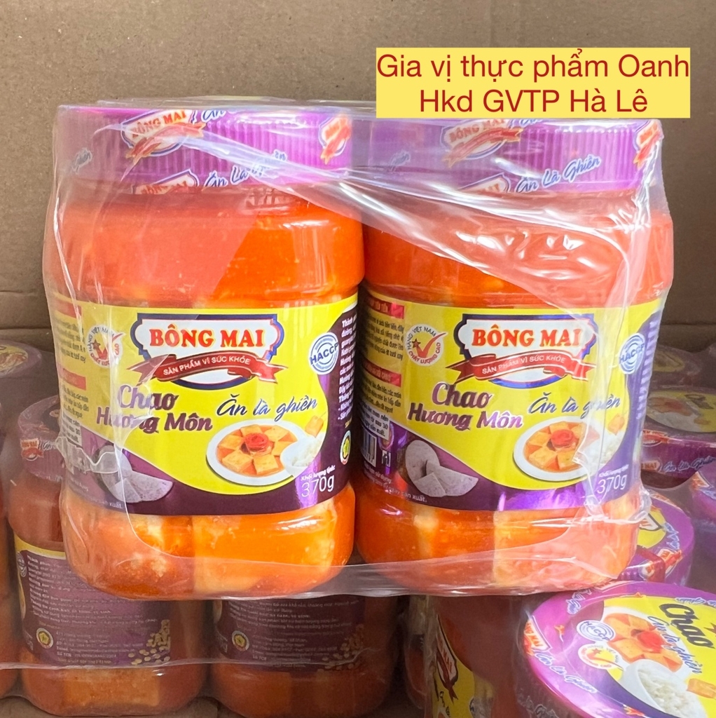 (Lốc 6) Chao môn Bông Mai (370gr)