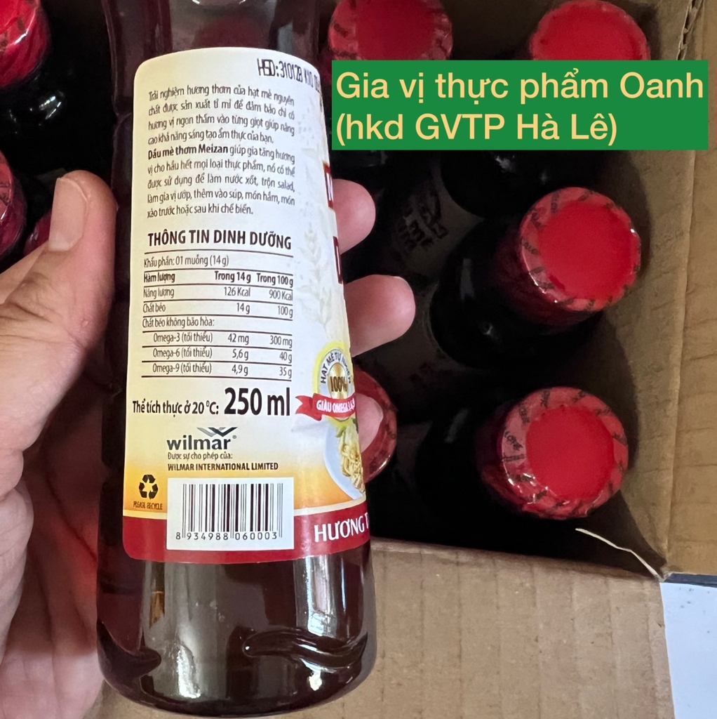 Dầu mè Meizan (250ml)