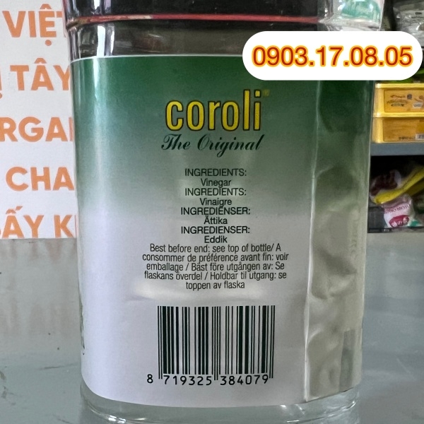 Giấm / Dấm TRẮNG 1L - COROLI