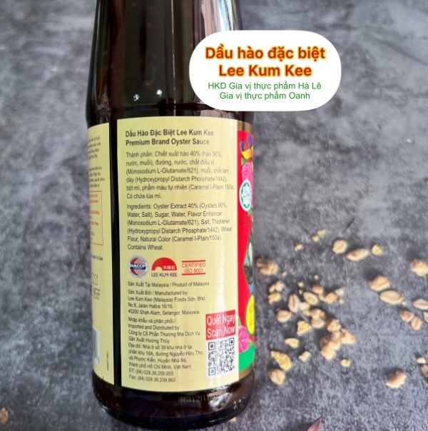 Dầu hào đặc biệt Lee Kum Kee (510gr) làm từ chiết xuất hào tươi thật