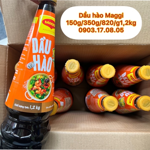 (Thùng 8) Dầu hào Maggi 1.2kg