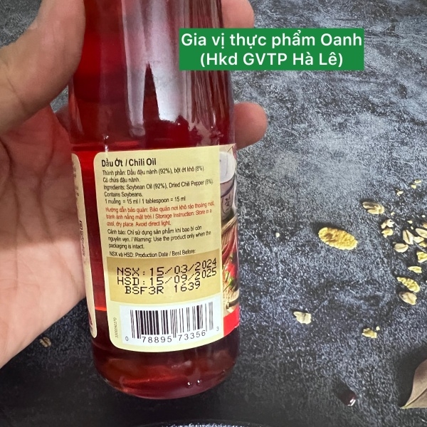 Dầu ớt Lee Kum Kee (207ml)