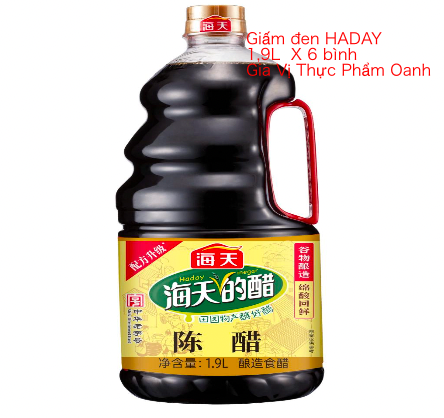 Giấm đen HADAY (450ml/ 1,9L)