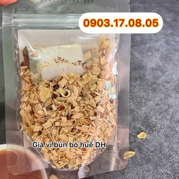 (Thùng 48) Gia vị thảo mộc DH-Bún bò Huế (25gr)