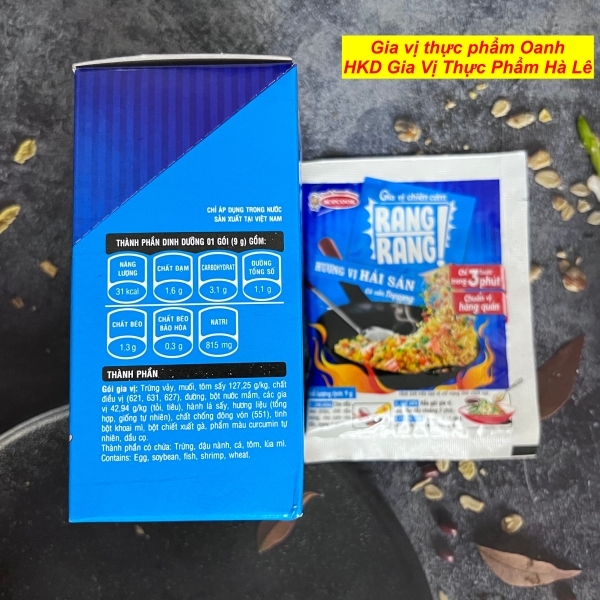 (Thùng 72) Gia vị chiên cơm hải sản Acecook (9gr)