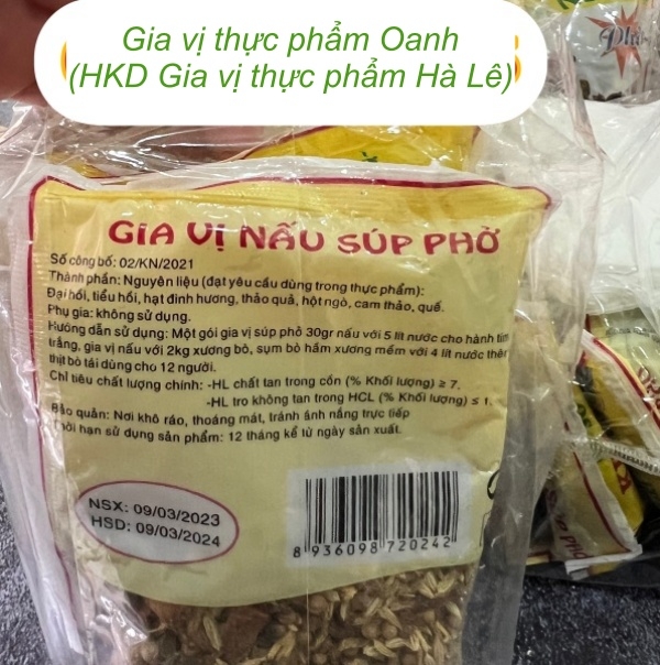 (Lốc 10) Gia vị phở Kim Nga (30gr)