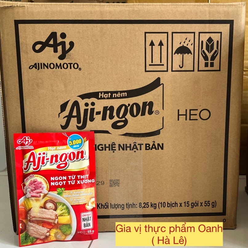 Hạt nêm heo Aji Ngon 55g