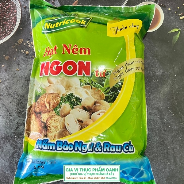 Hạt nêm chay Nutricook từ nấm bào ngư và rau củ(5kg)