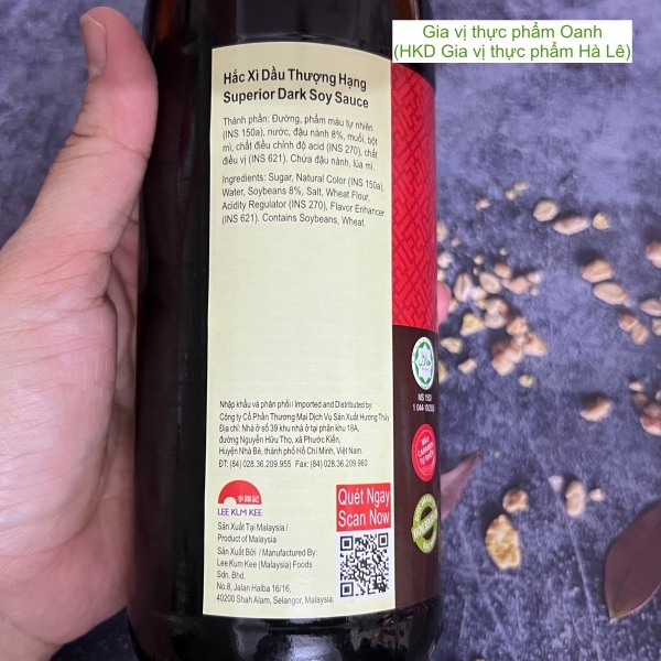 Hắc xì dầu Kicap Tamin Lee Kum Kee (500ml)