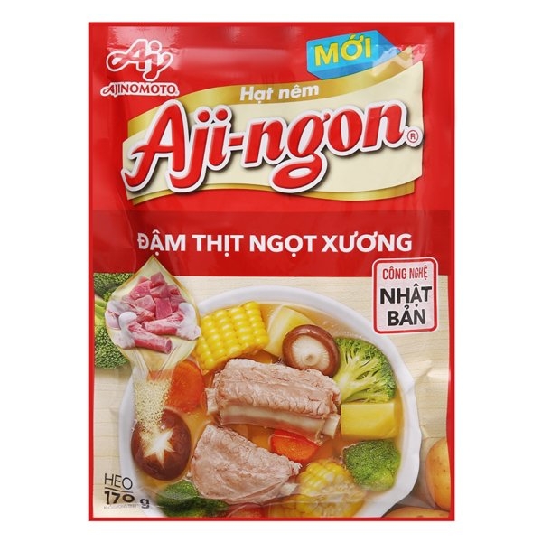 (Thùng 32) Hạt nêm heo Aji Ngon 170gr
