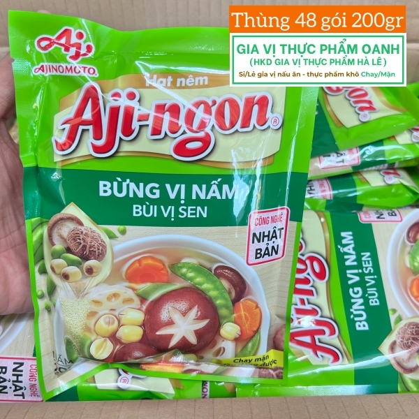 (Thùng 24) Hạt nêm nấm Aji Ngon 400gr