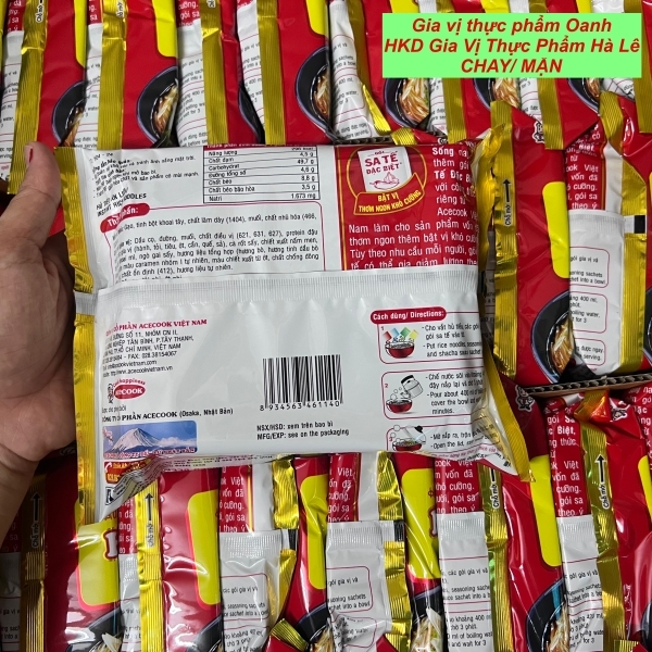 (Thùng 30) Hủ tíu BÒ KHO Nhịp Sống Hảo Hảo Acecook (75 g)